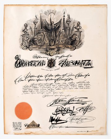 Diploma for Charles Eames