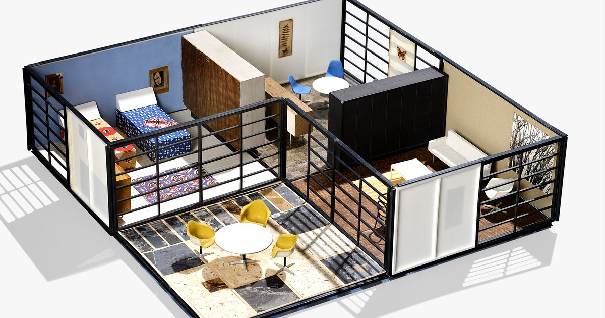 Eames Revell Modernist Toy House Model Eames Institute