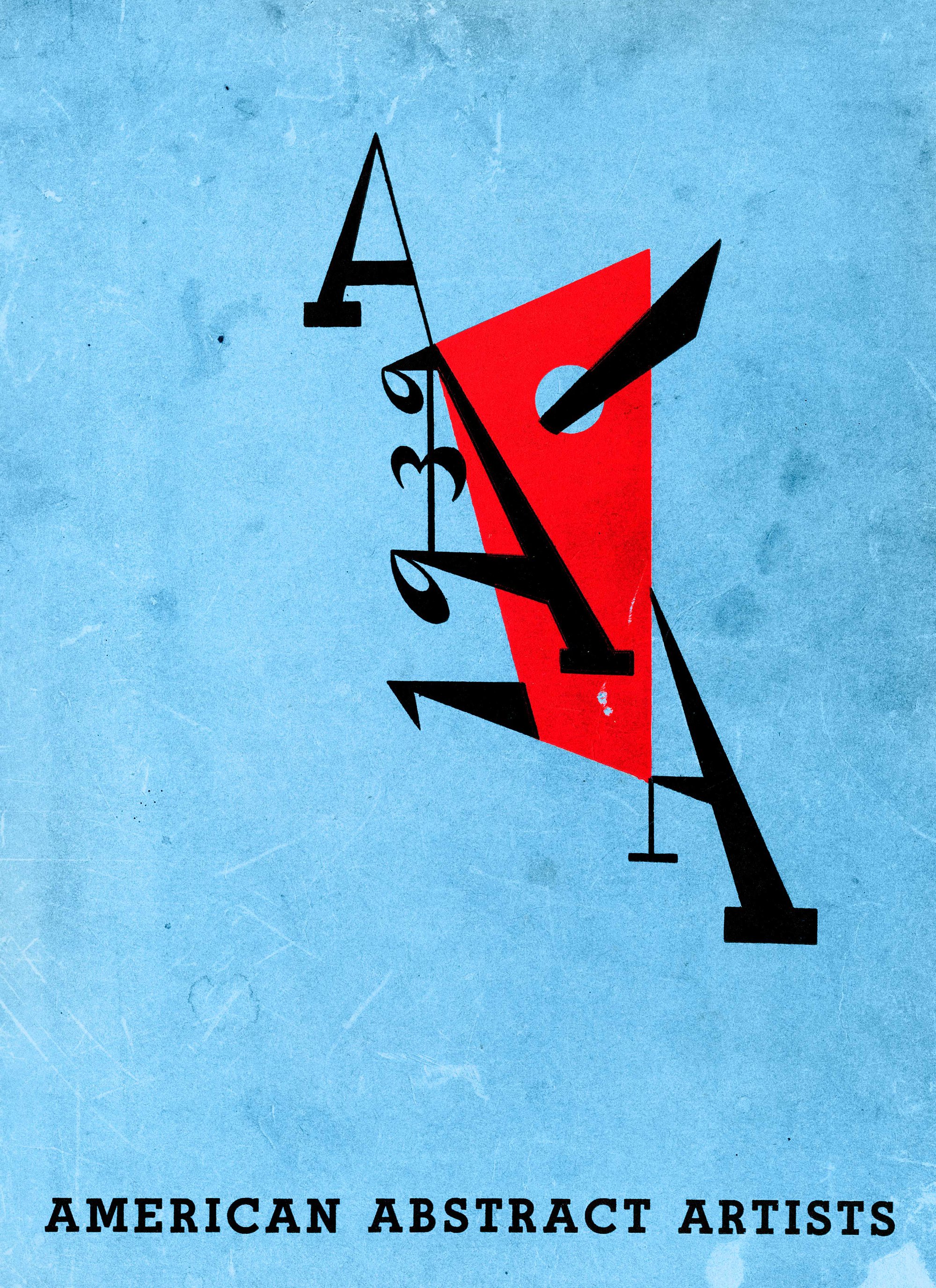 American Abstract Artists Exhibition Catalog, 1939 which featured one of Ray Eames's paintings.