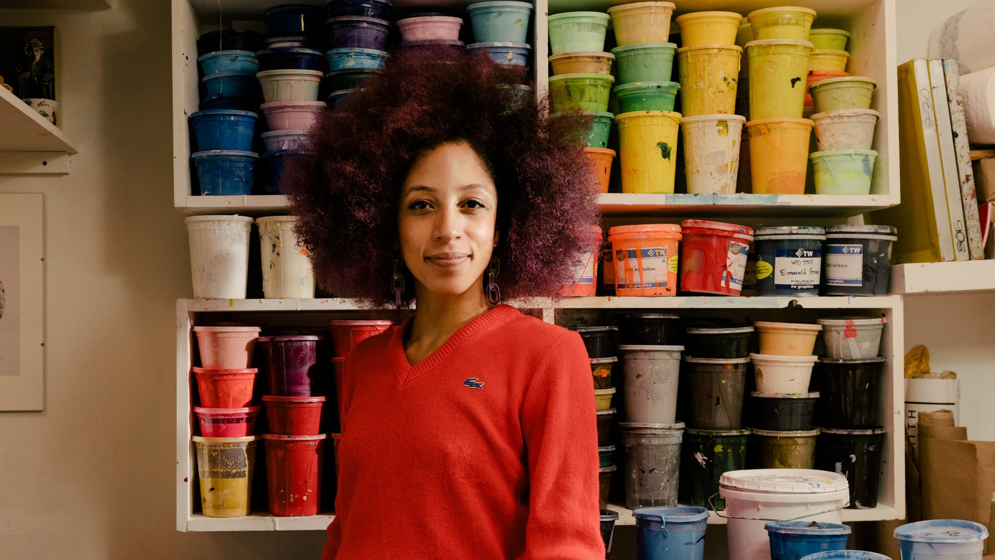 Leslie Diuguid, founder of Du-Good Press in Brooklyn, maker of fine-art prints.