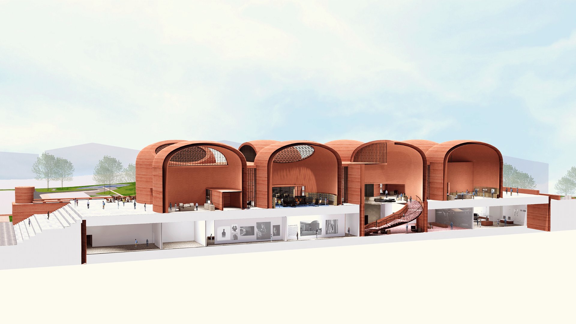 David Adjaye’s Thabo Mbeki Presidential Library, containing an array of public spaces and centers, points to Africa’s rich past and a renaissance underway.